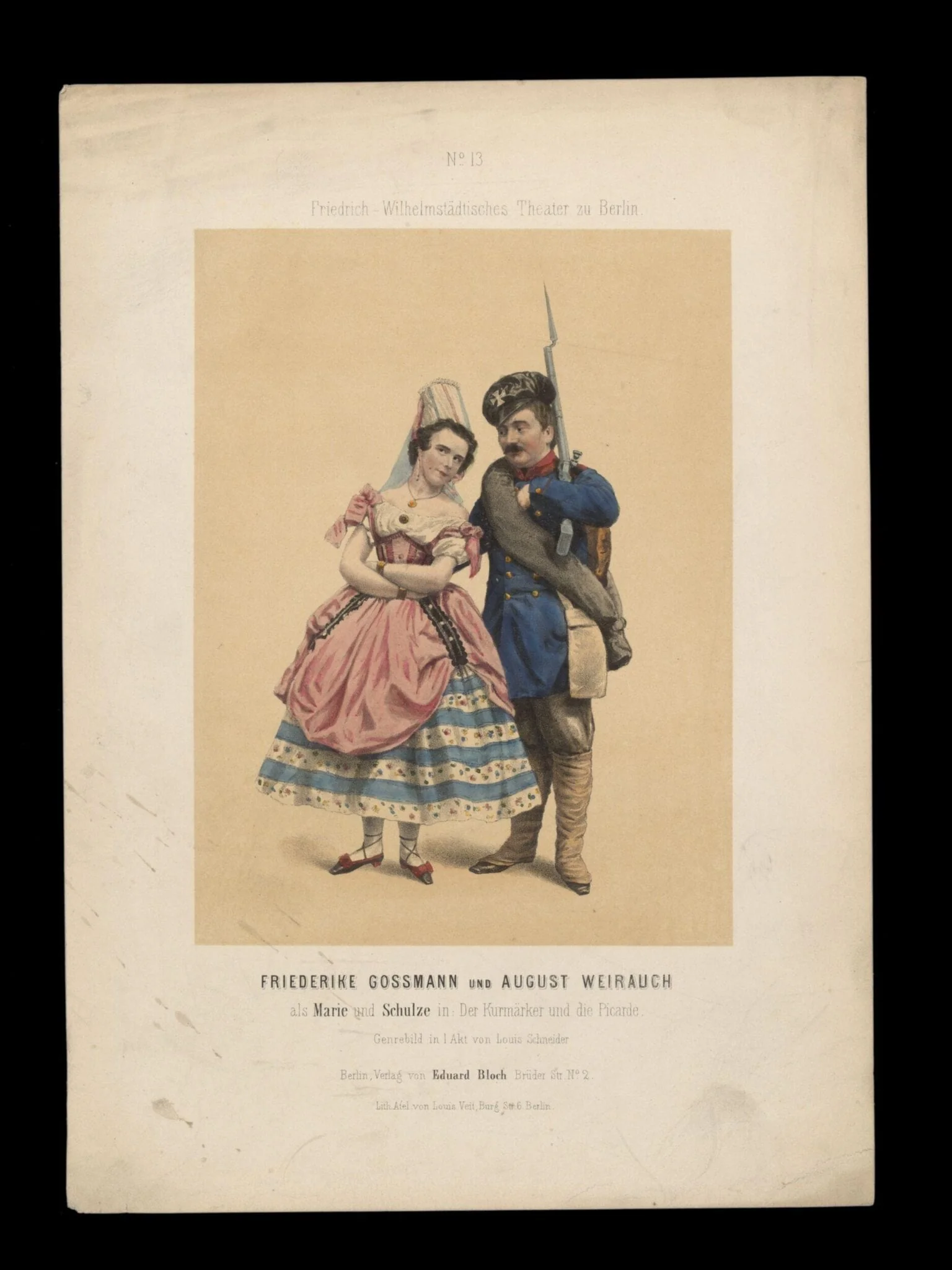 H Beard Print Collection, by Louis Veit, 1850