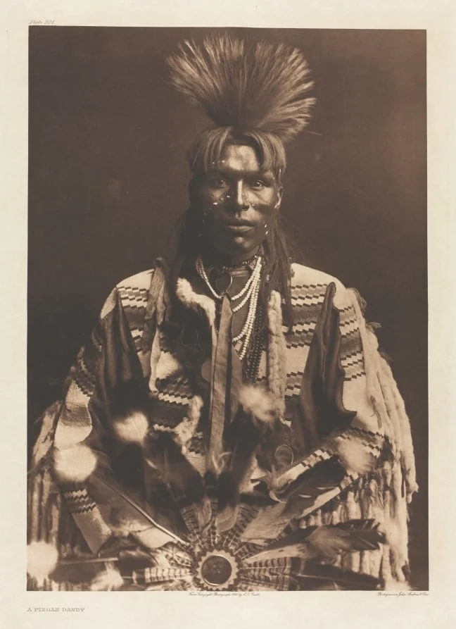 Portfolio VI, Plate 208: A Piegan Dandy