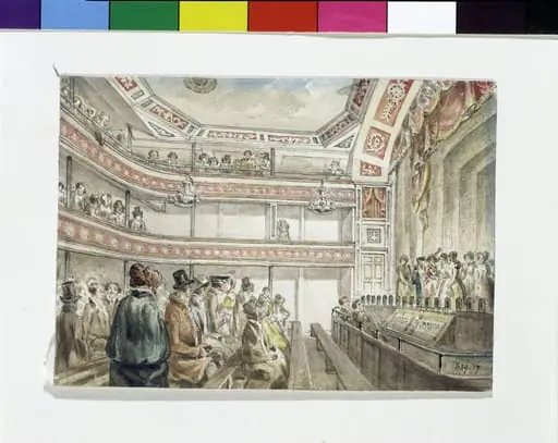 Interior of London Bridge Theatre