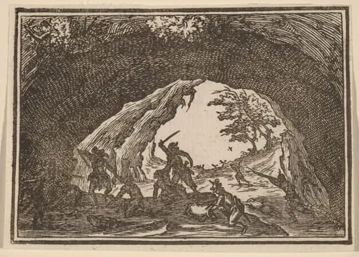 Soldiers Attacking Robbers