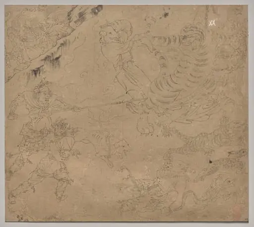 Album of Daoist and Buddhist Themes: Search the Mountain: Leaf 44
