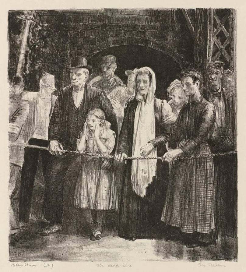 The Dead-line, by George Bellows, 1923