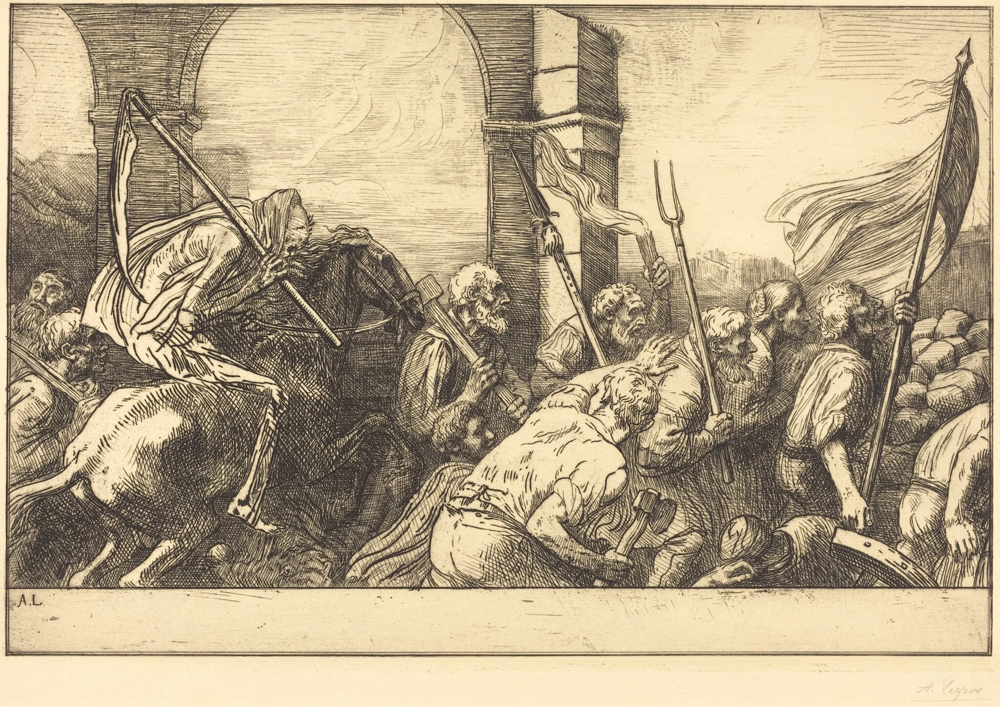 The Triumph of Death: Departure (Le triomphe de la mort: Le depart)