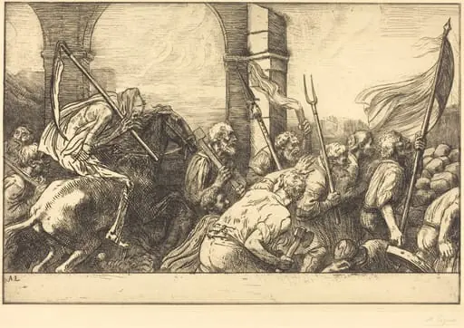 The Triumph of Death: Departure (Le triomphe de la mort: Le depart)