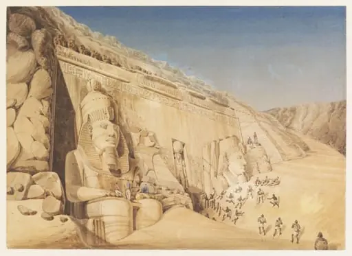 Excavation of the Great Temple of Ramesses II at Abu Simbel