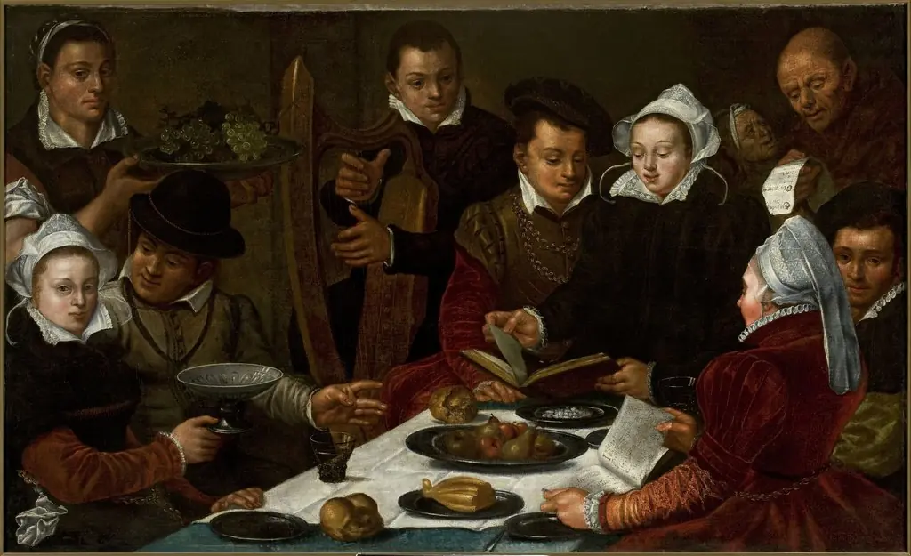 Company at the table