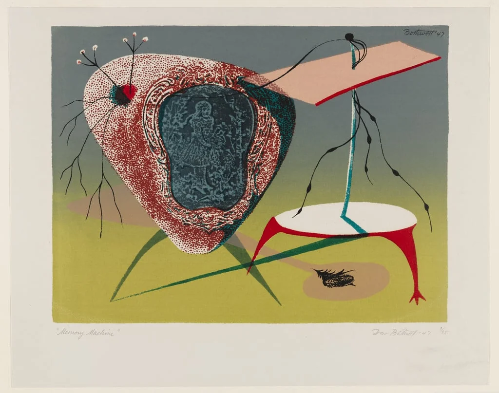 Untitled, by Dorr Bothwell, ink, 1947