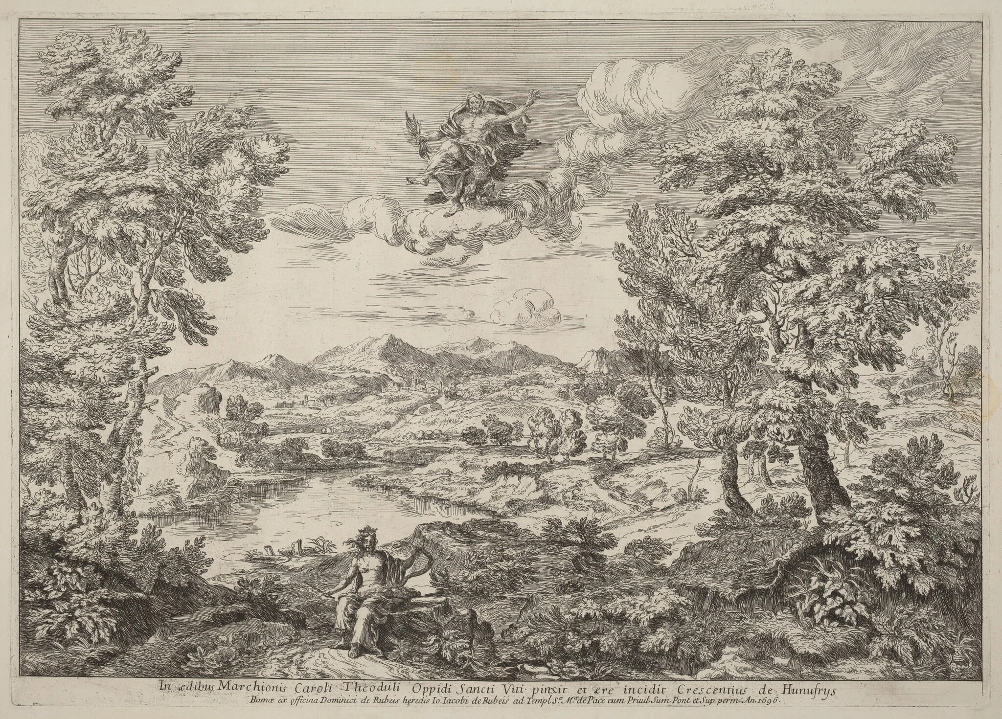 Jupiter in a Landscape