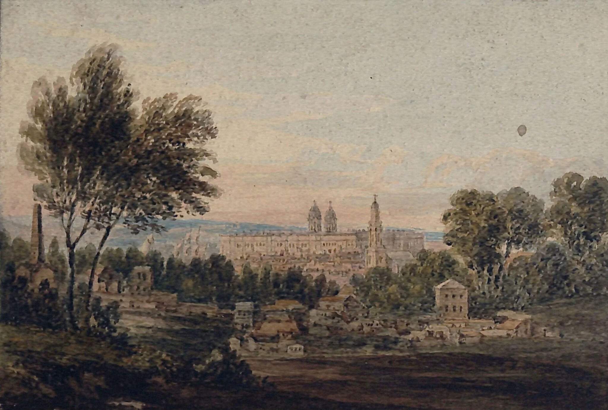 Distant View of Greenwich Hospital