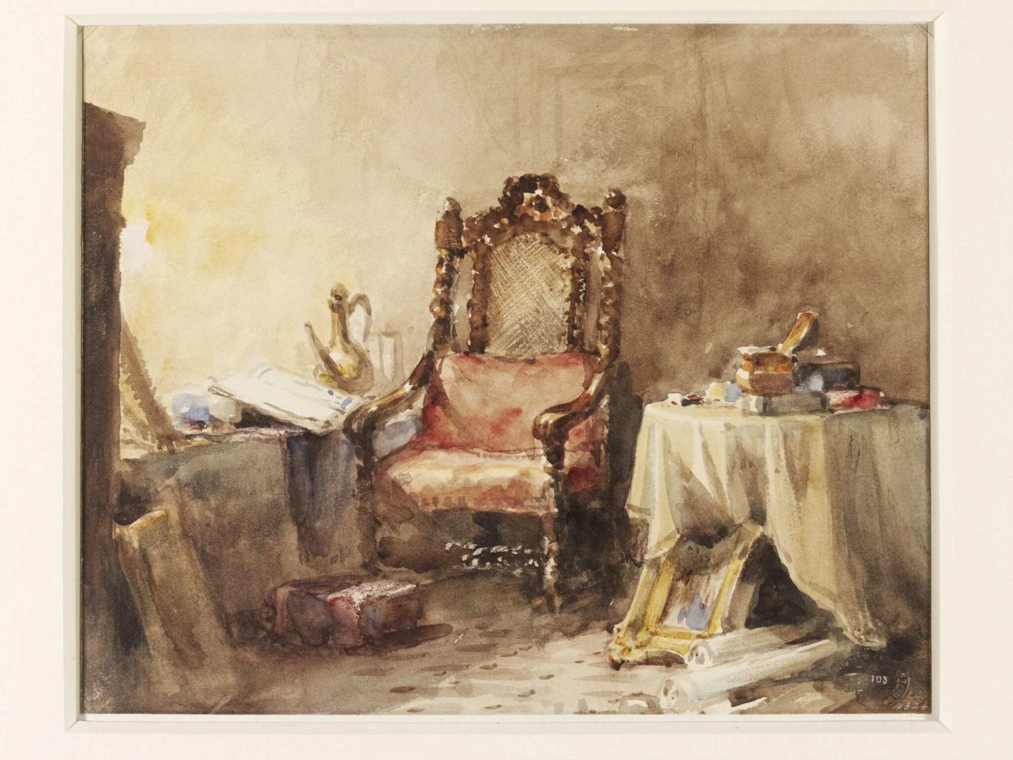 Study for 'The Antiquary's Cell'