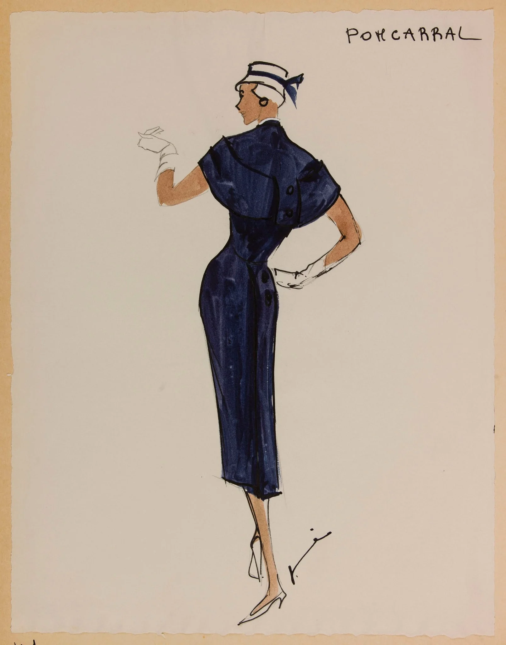 Poncarral, by Marie-Louise Carven, 1956
