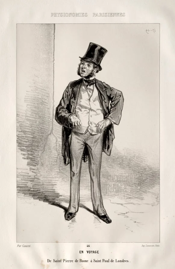 En Voyage, by Paul Gavarni, 1858