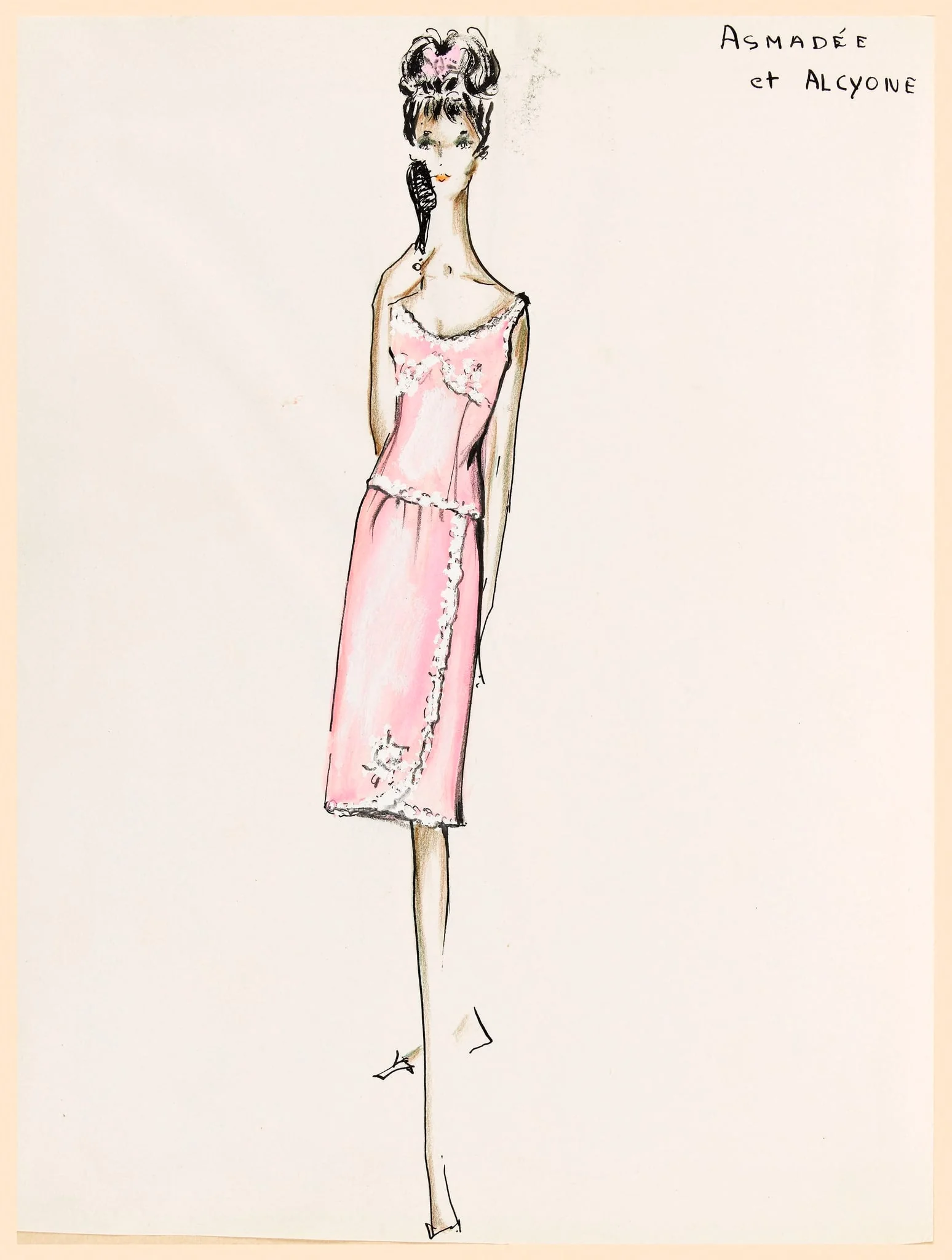 Asmadée et Alcyone, by Carven, 1961