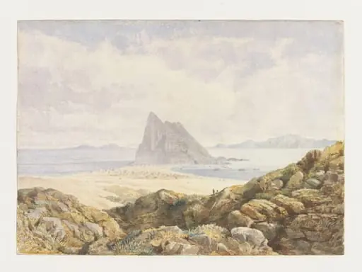 Gibraltar from the mainland