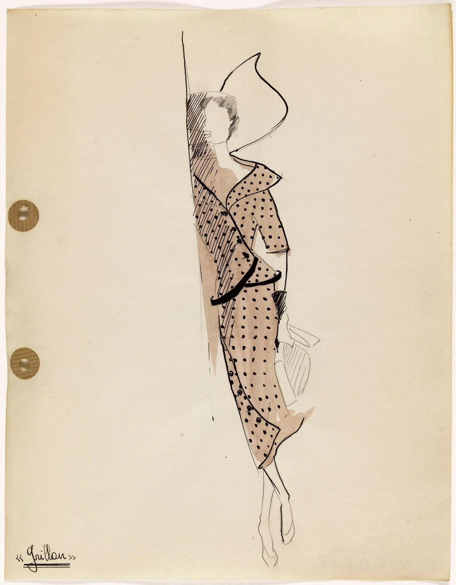 'Grillon', by Carven, 1949