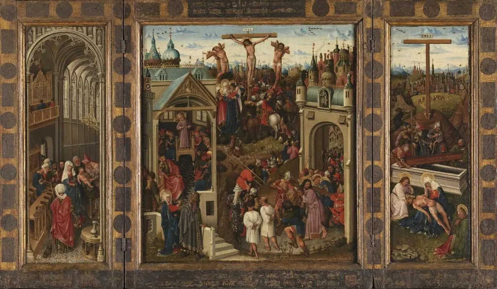 Triptych with Scenes from the Life of Christ
