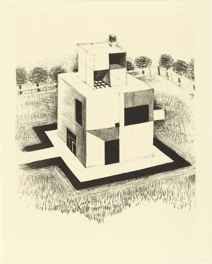 Untitled, by Johannes Itten, ink, 1920