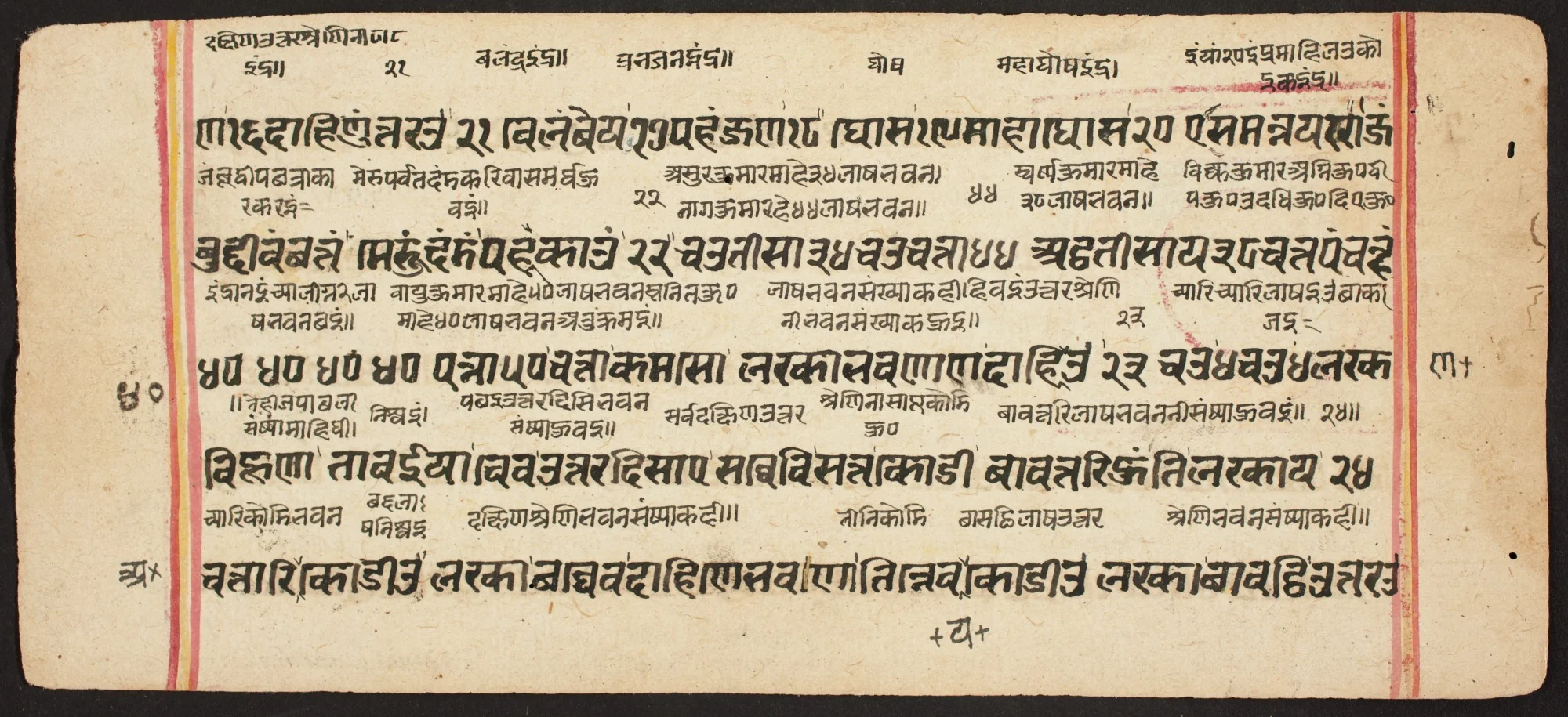 Tantric Manuscript "Sangrahani Sutra", by Unknown, unspecified