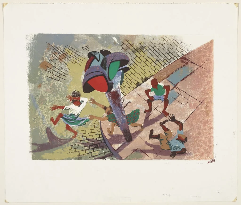 Untitled, by Sylvia Wald, ink, 1941