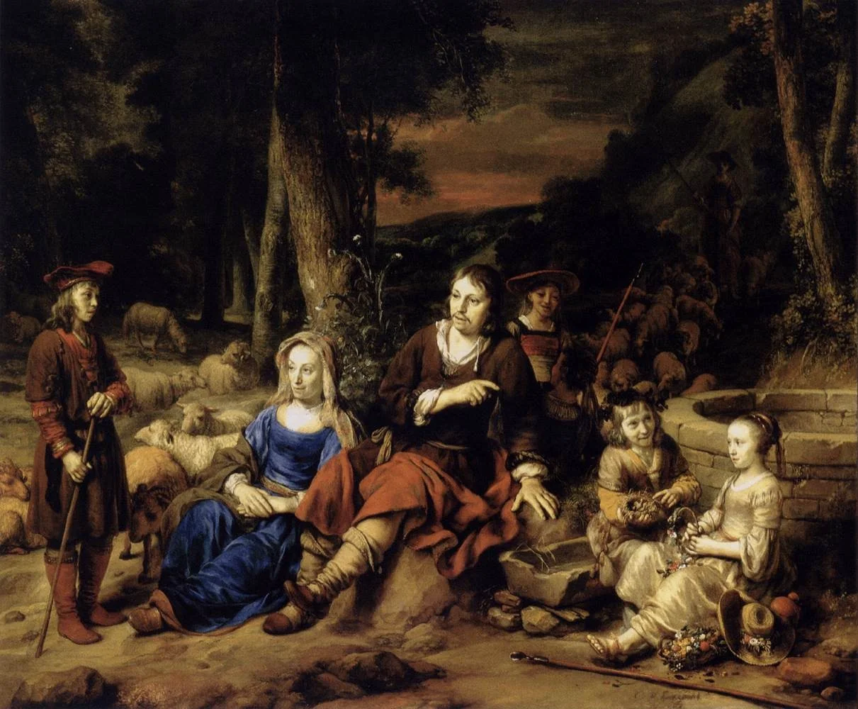 Portrait of a Family, by Gerbrand van den Eeckhout, oil, 1667
