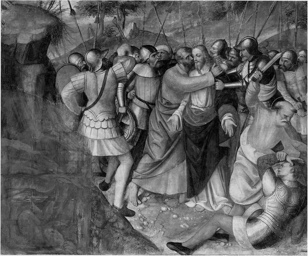 Judas Betraying Christ