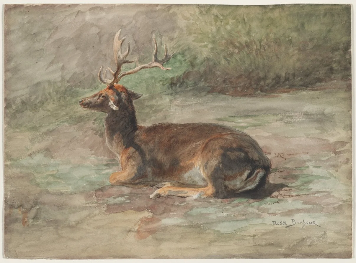 Stag Lying Down, by Rosa Bonheur, 1880