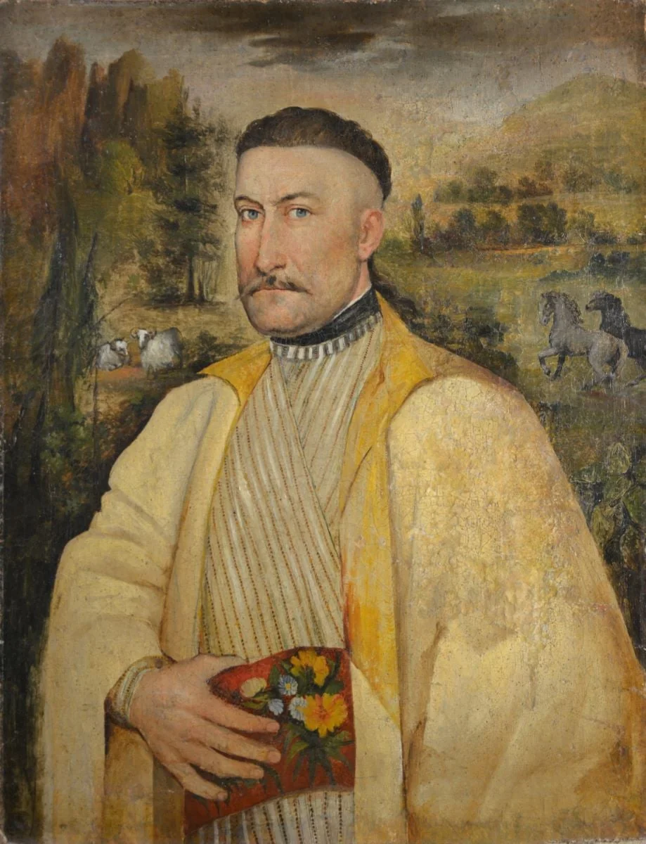 Portret de mocan Oprea Țârcă, by Hugo Kołłątaj, unspecified, 1835