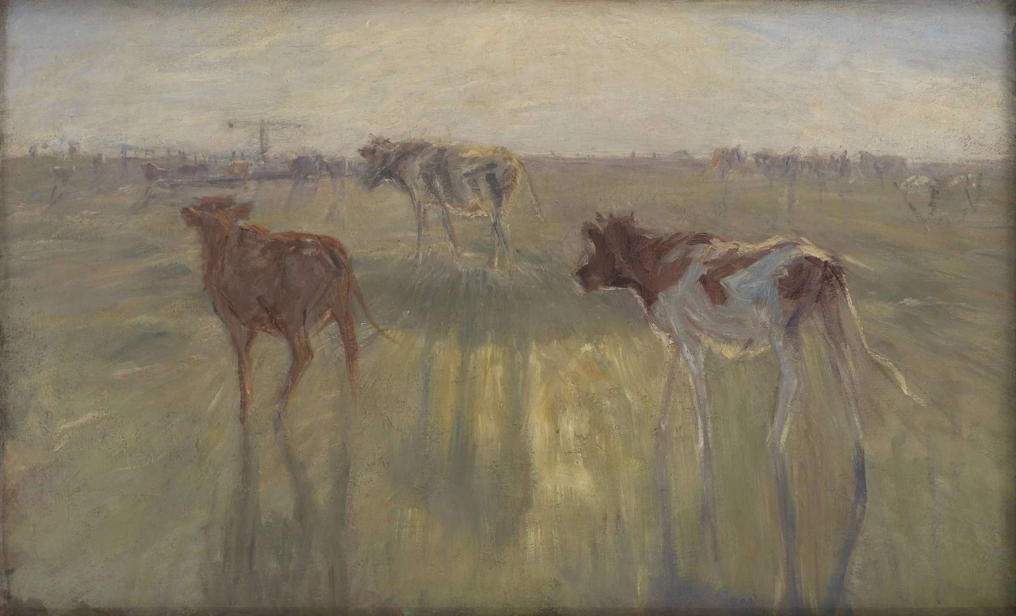 Cattle Seen against the Sun on the Island of Saltholm, by Unknown, 1892