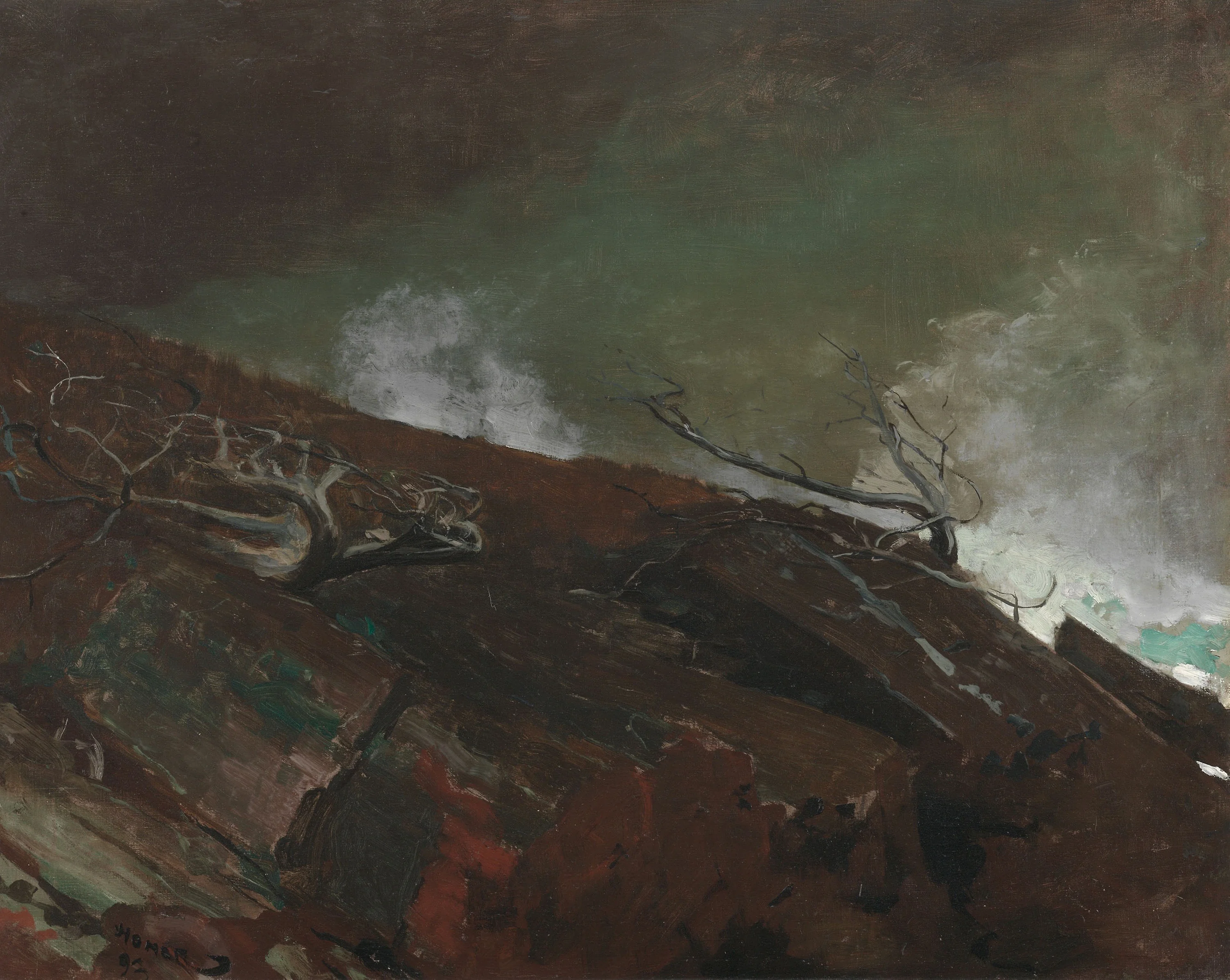 Coast of Maine, by Winslow Homer, oil, 1897