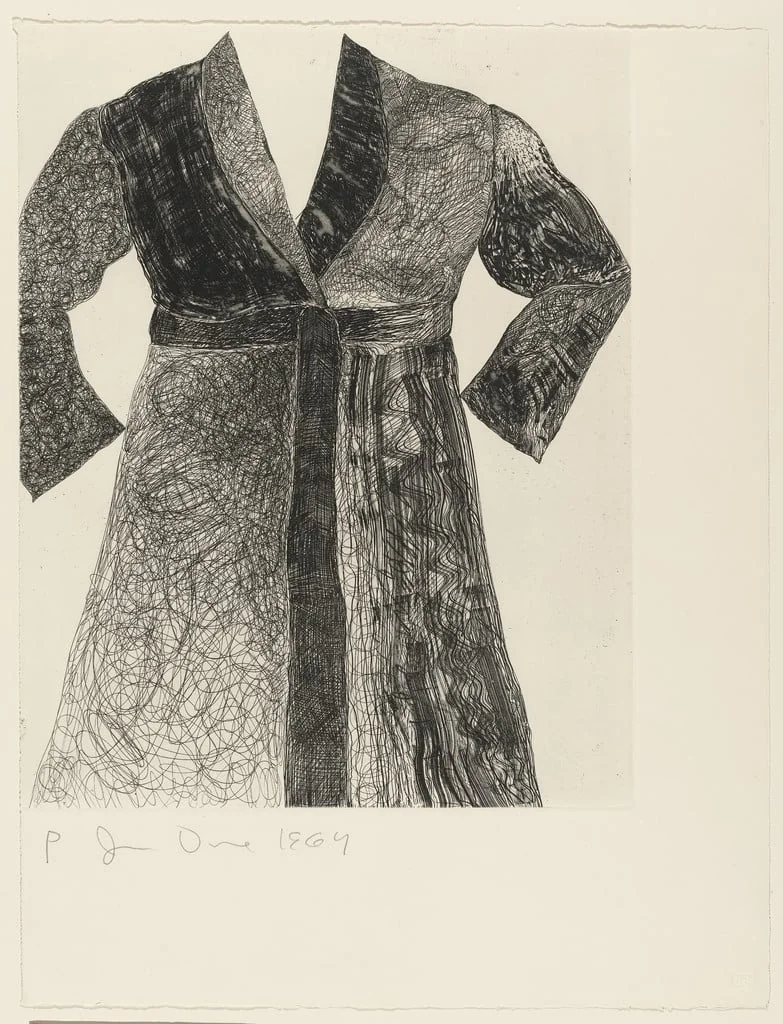 Untitled, by Jim Dine, ink, 1964