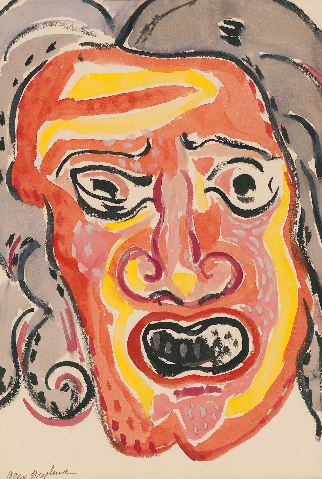 Μάσκα 3 - Γυναίκα, by Alex Mylona, 1953