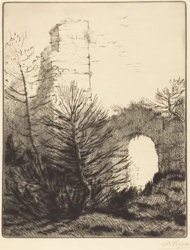 Ruins of a Monastery (Les ruines du monastere)