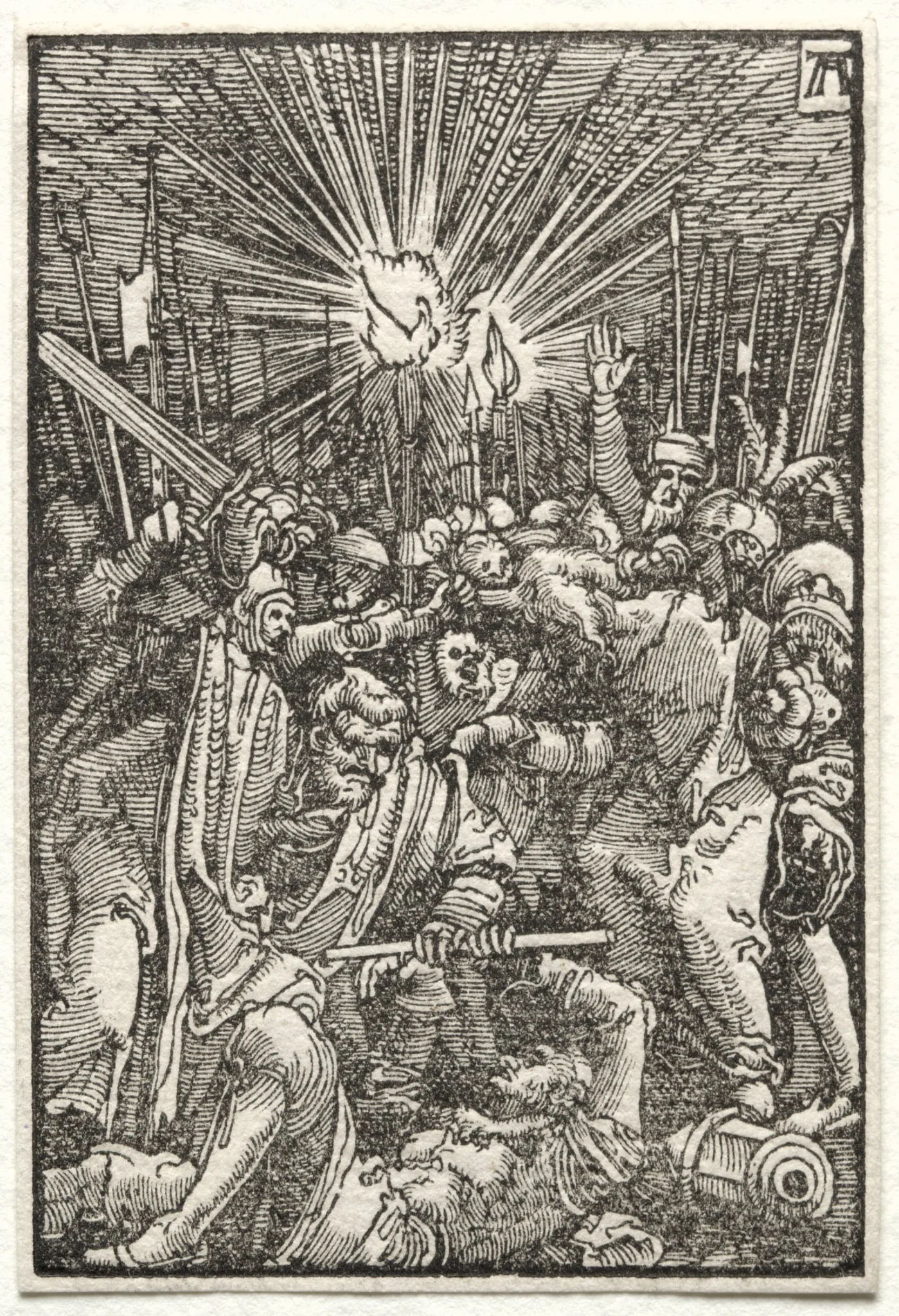 The Fall and Redemption of Man: Christ taken captive, by Albrecht Altdorfer, 1515