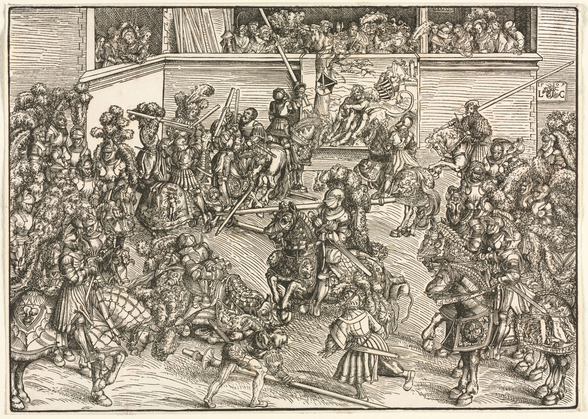 The Second Tournament with the Tapestry of Sampson and the Lion