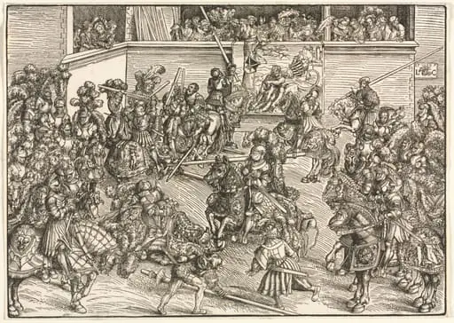 The Second Tournament with the Tapestry of Sampson and the Lion