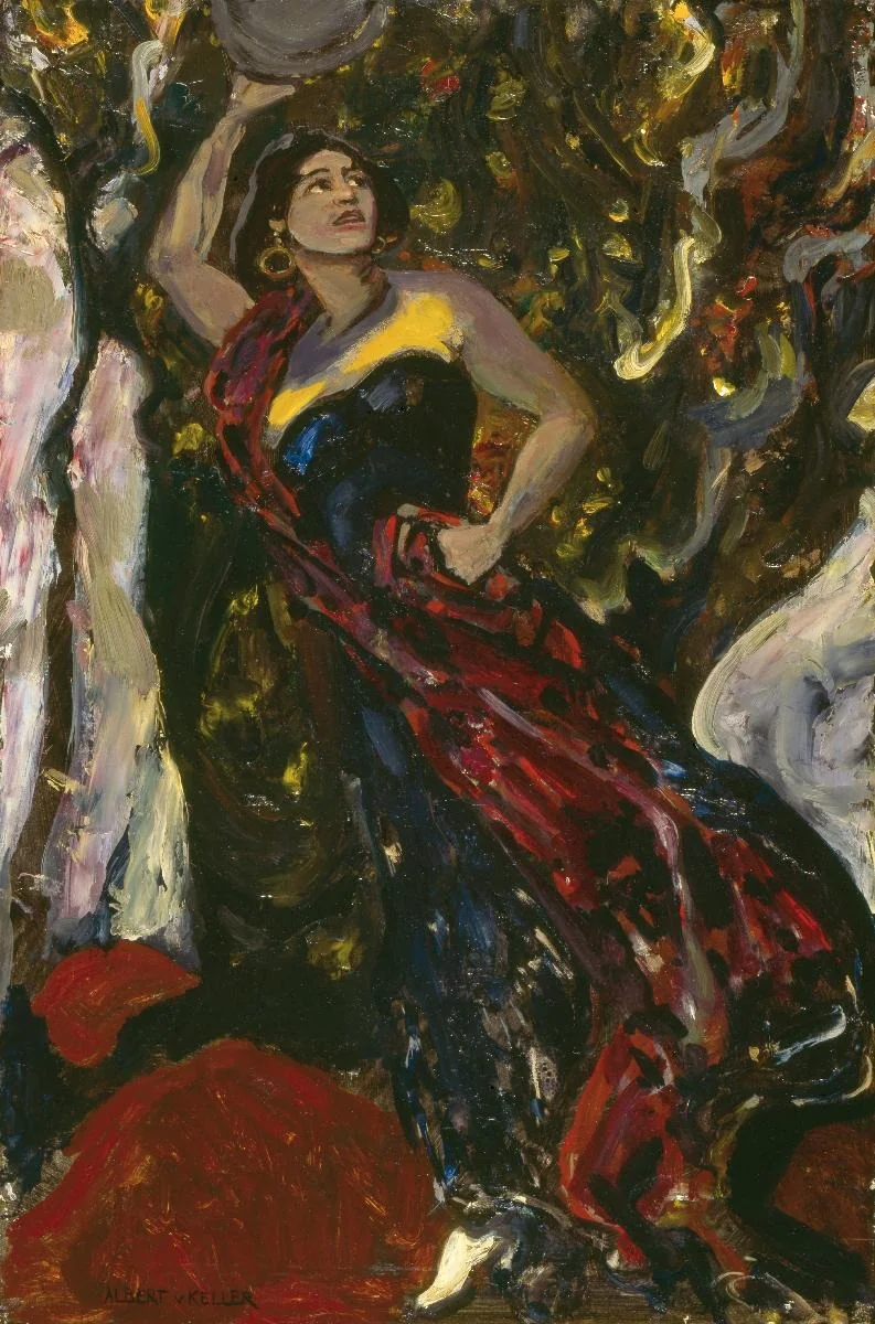 Q131586804, by Albert von Keller, oil, 1908