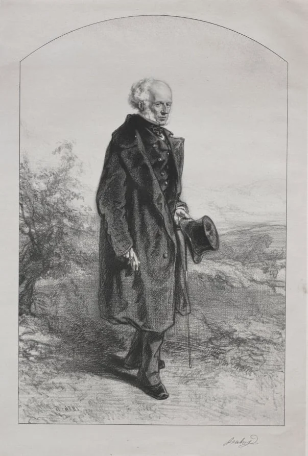 Isabey, by Paul Gavarni, 1855