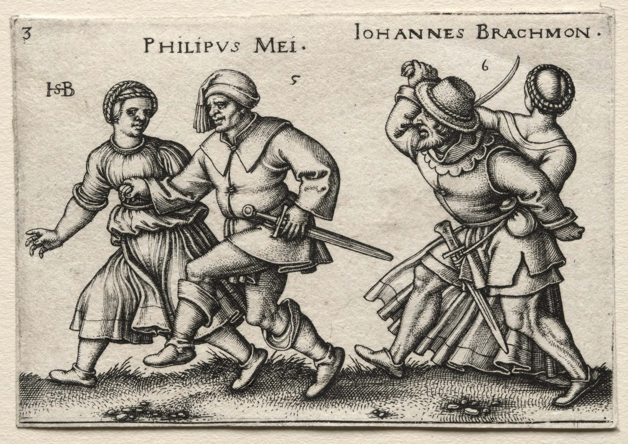 The Village Wedding:  Philipus Mei, by Sebald Beham, 1546