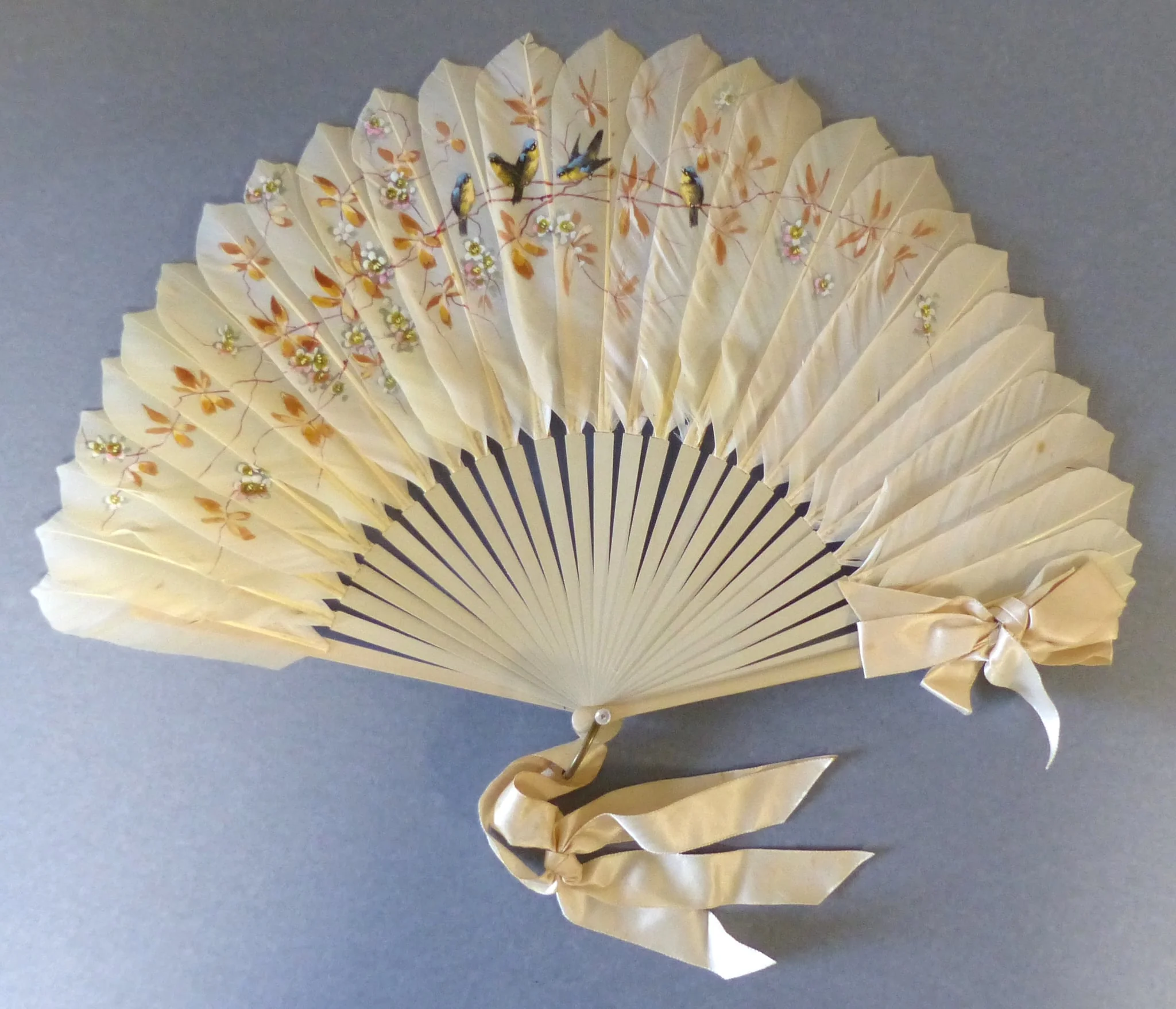 Eventail en plumes, by Unknown, unspecified, 1880