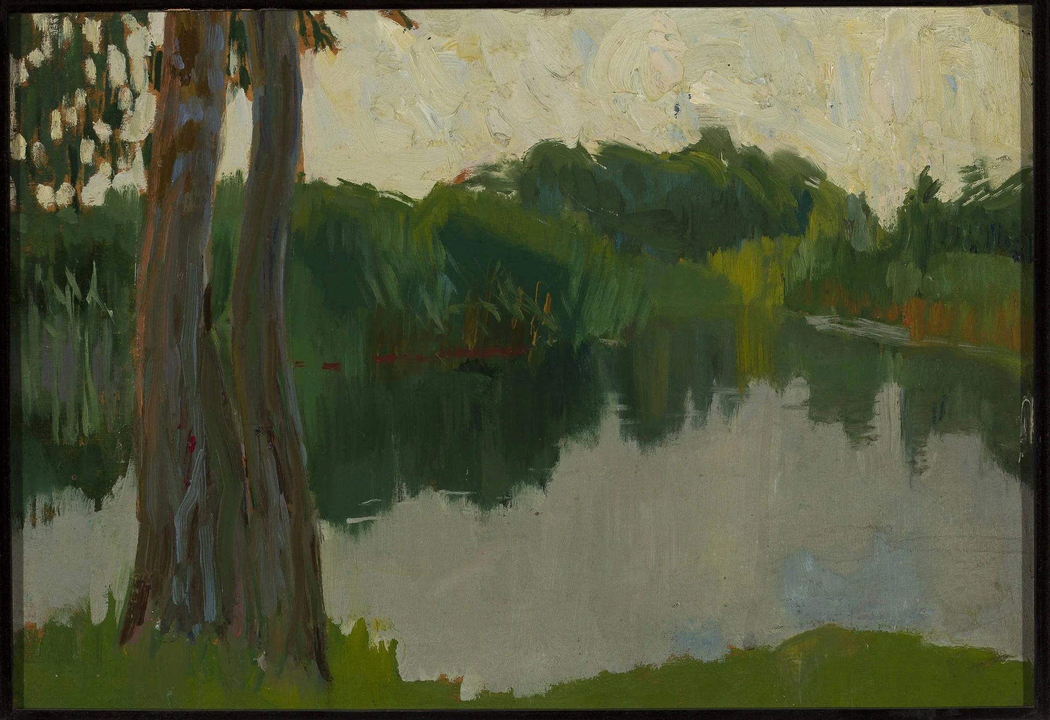 Sketch of a landscape - Pond