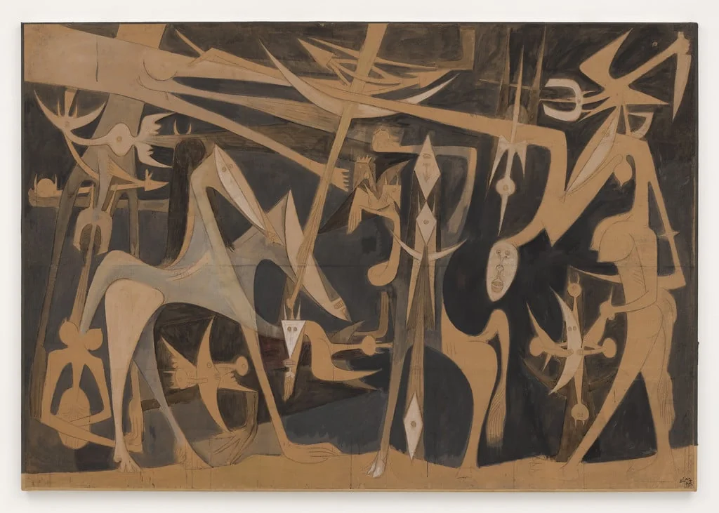 Untitled, by Wifredo Lam, oil, 1949