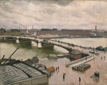 Rouen, quay of Paris