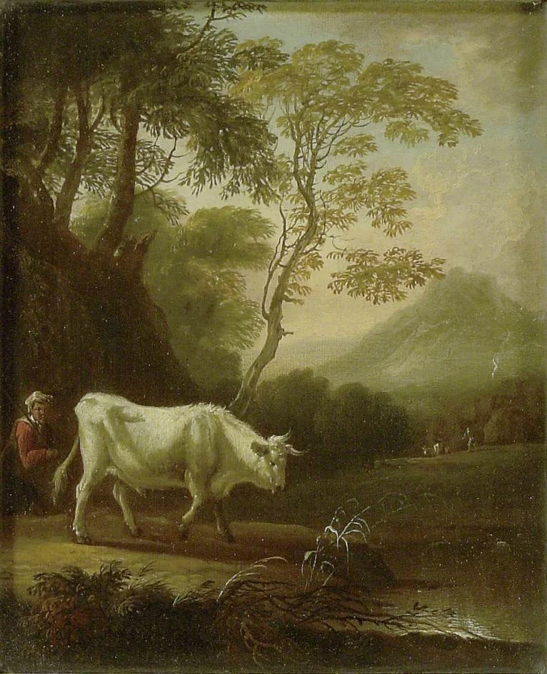 Landscape with a Bull