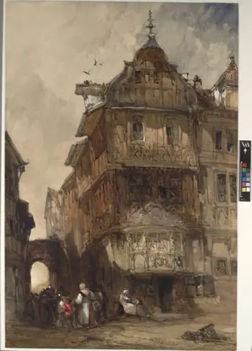 Old Houses, Berncastel, on the Moselle