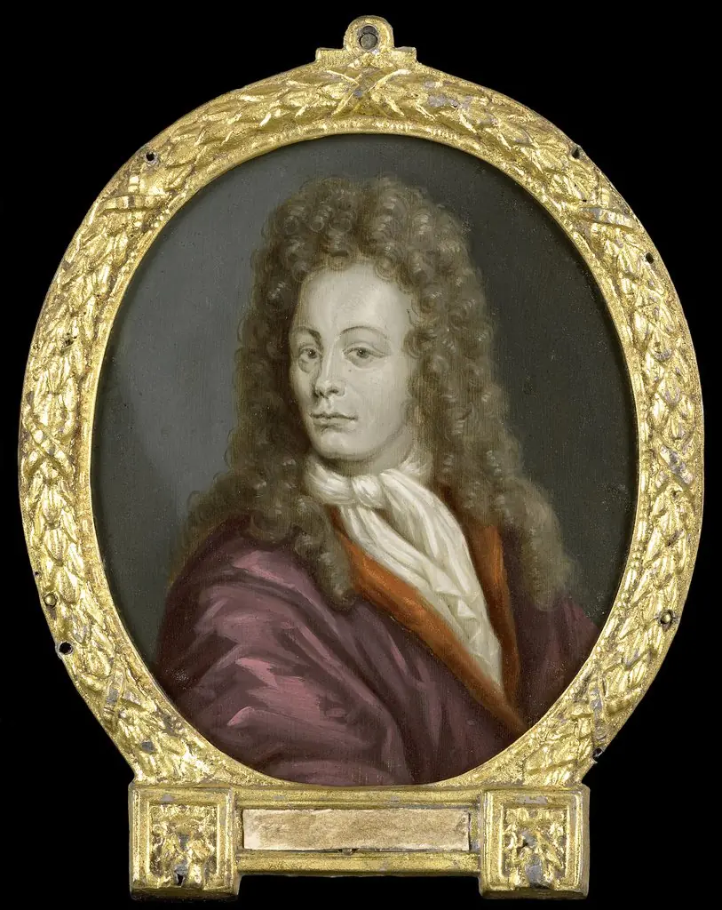 Portrait of Tobias Gutberleth, Man of Letters in Leeuwarden