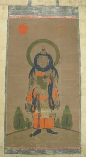 雨宝童子図大津絵|Ōtsu-e of Uhō Dōji