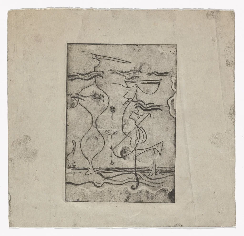 Untitled, by Mark Rothko, ink, 1951