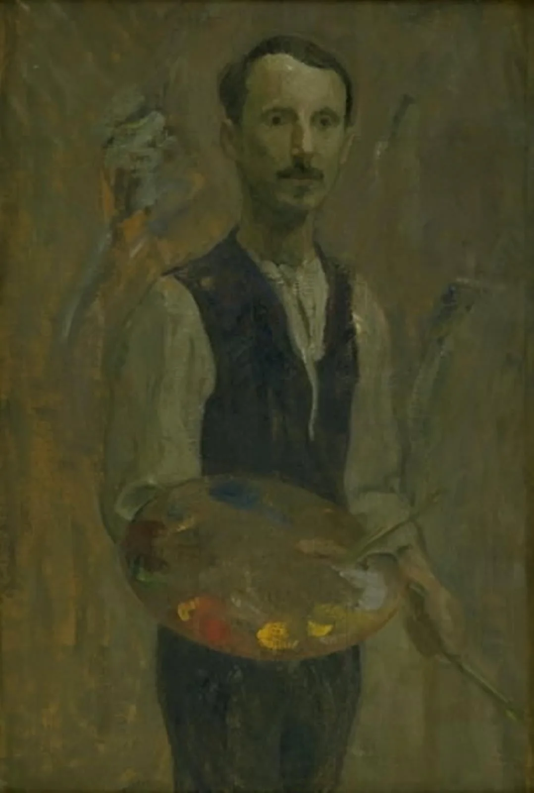 Self-Portrait, by Unknown, unspecified, 1908