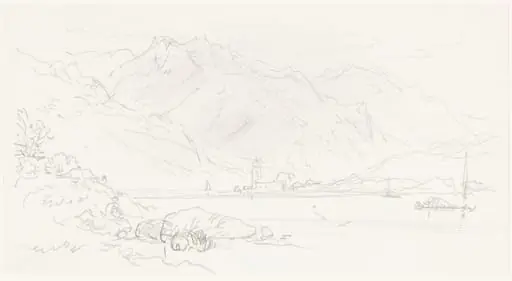 Lake in a Mountainous Landscape