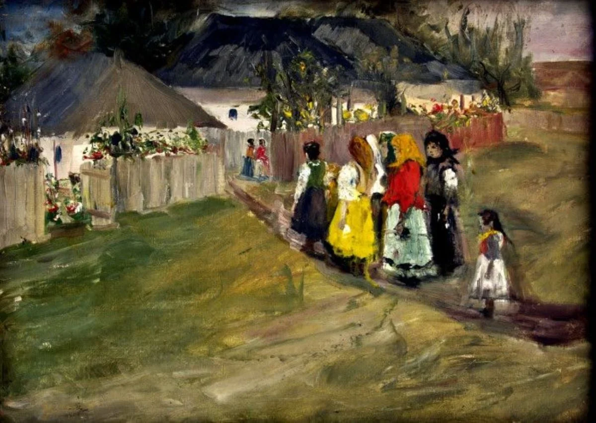 Femei în zi de sărbătoare, by Baltazar Apcar (Abgar), unspecified